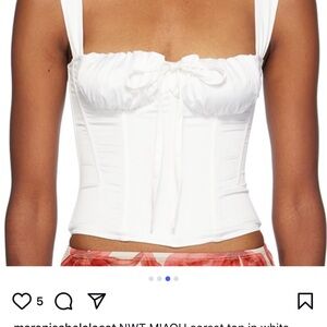 NWT Miaou corset top
